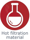 hot filtration material